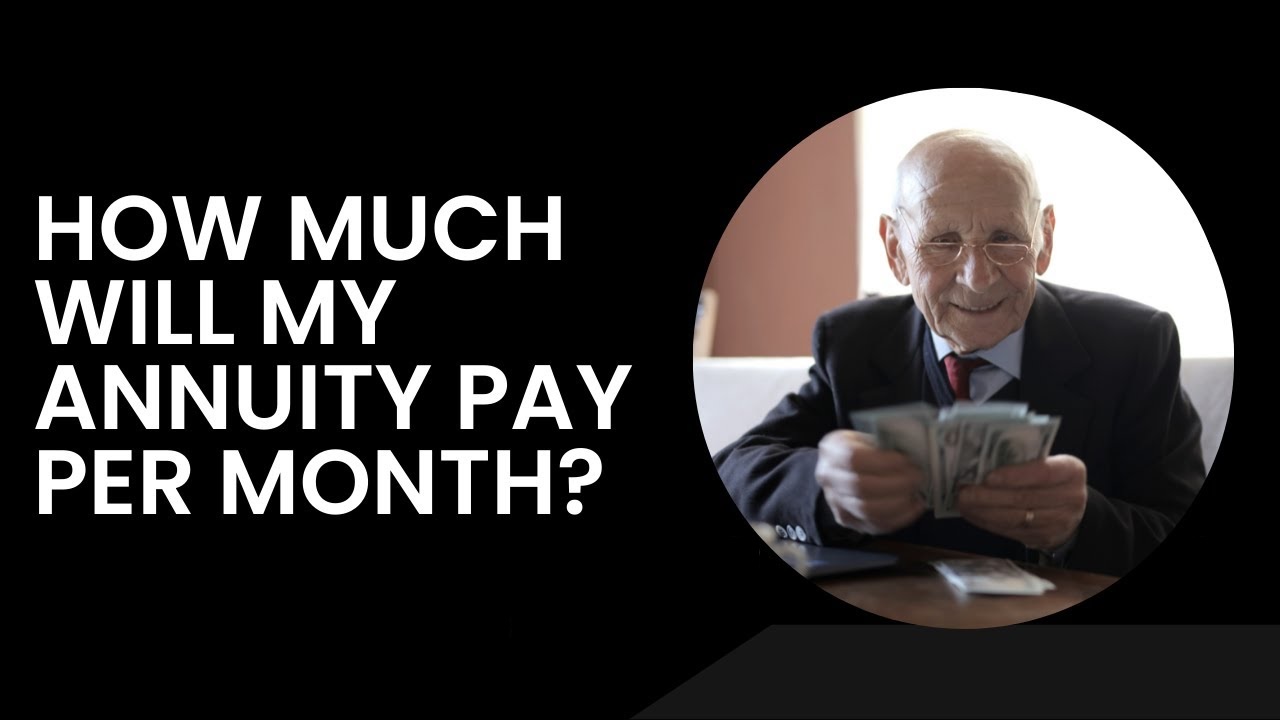 How much does a $50,000 annuity pay per month?