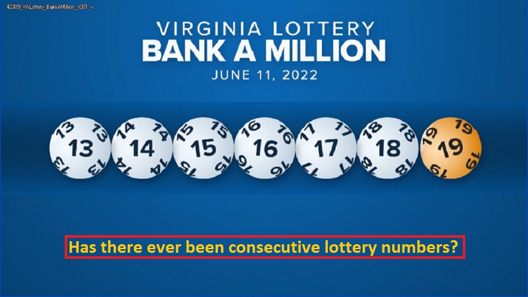 Has there ever been consecutive lottery numbers?