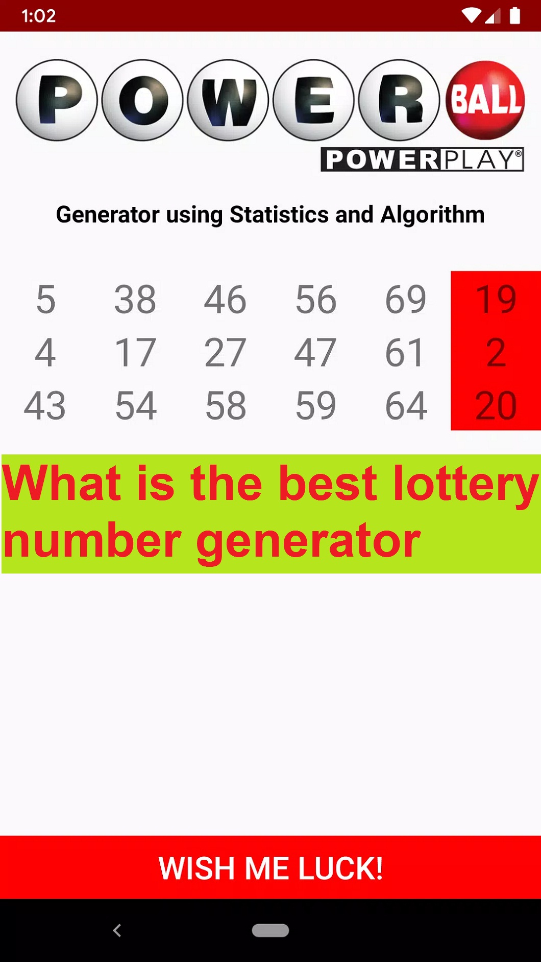 What is the Best Lottery Number Generator?