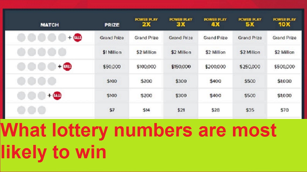 what lottery numbers are most likely to win